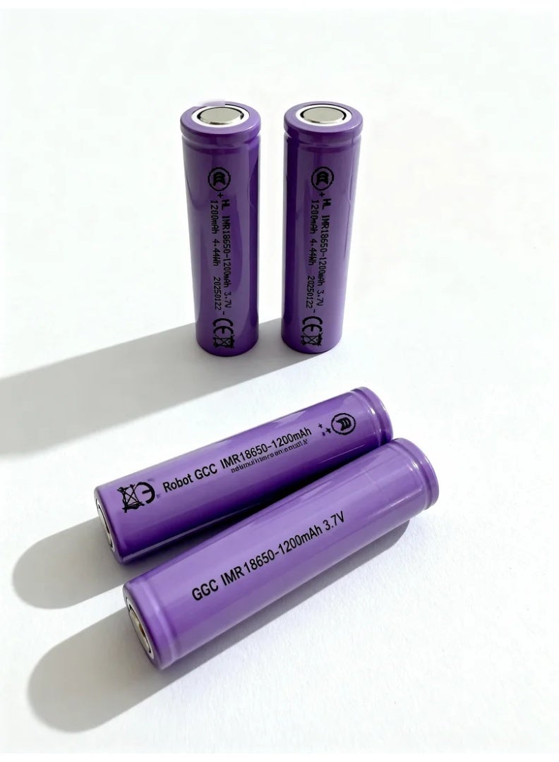 robotgcc 18650 Rechargeable Li-ion Battery Pack 3.7V True 4800mAh Cells | Flat-Top High Drain Lithium Battery for Arduino Robots, IoT Devices, LED Lighting & STEM Labs | Safe Power for Smart Car Kits, Sensors & Microcontrollers | UN38.3 IEC62133 CE Certified Durable Eco-Friendly Pack Bundle - Image 5